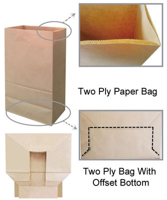 Macchina del sacco di carta di Fed Box Type Square Bottom Sunhope del rotolo di due pieghe